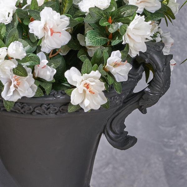 Gdf Studio Renee Chalice Garden Urn Planter Roman Botanical Lightweight Concrete