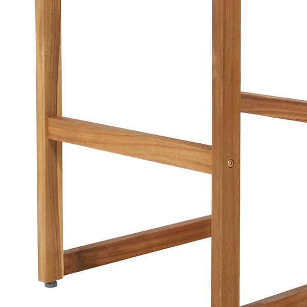 Gdf Studio Resaca Outdoor Wicker Barstools Set Of 2 Light Multi-Brown And Teak