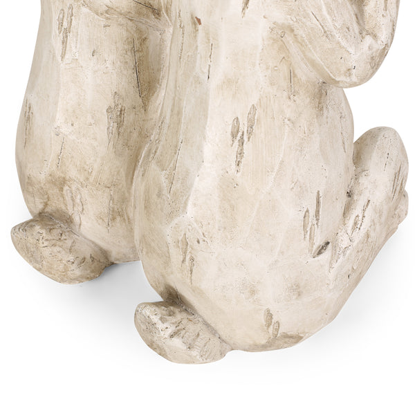 Gdf Studio Reser Outdoor Rabbit Family Garden Statue White