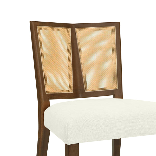 Gdf Studio Retre Modern Upholstered Dining Chairs Set Of 2