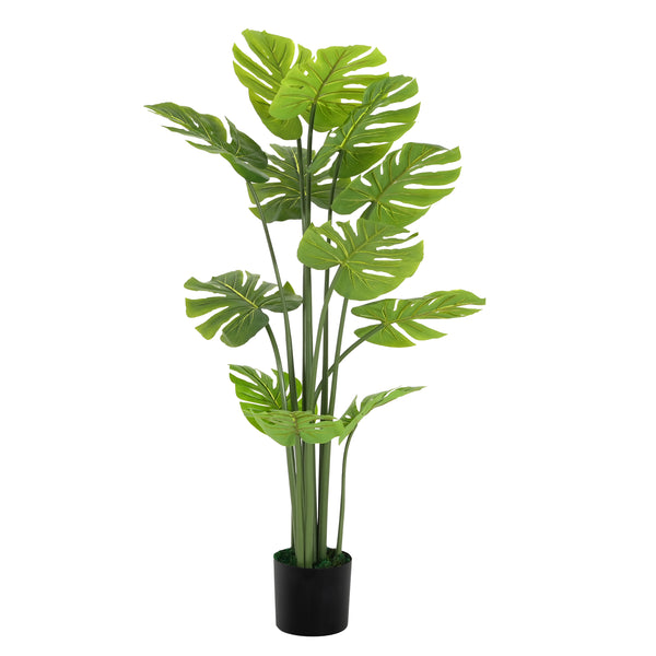 Gdf Studio Rhaevor 57" Artificial Monstera Deliciosa Plant With Pot