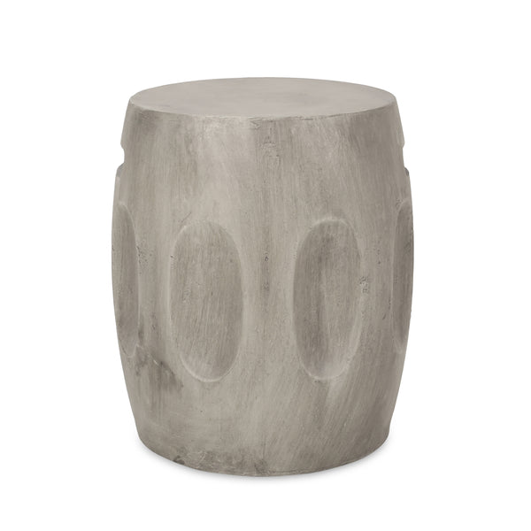 Gdf Studio Riggs Outdoor Contemporary Lightweight Concrete Accent Side Table