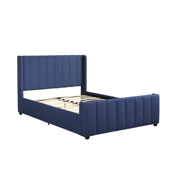 gdf studio Riley Fully Upholstered Queen Size Bed Frame