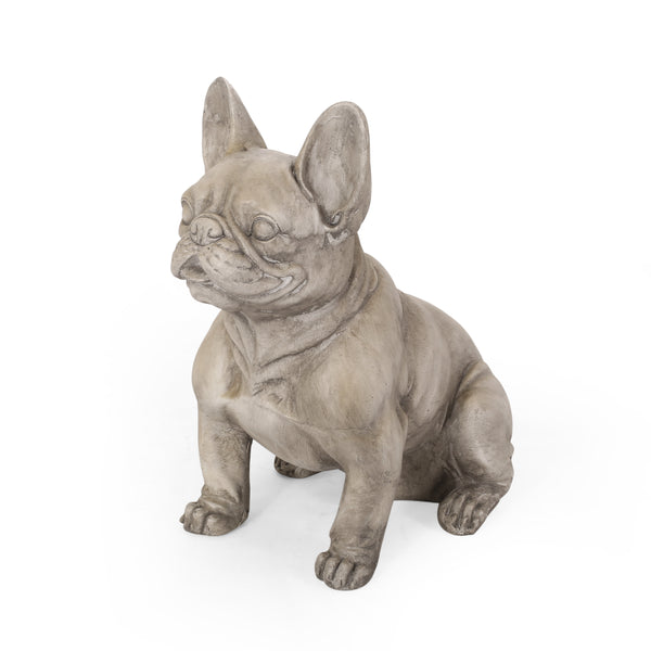 gdf studio Rilo Outdoor French Bulldog Garden Statue