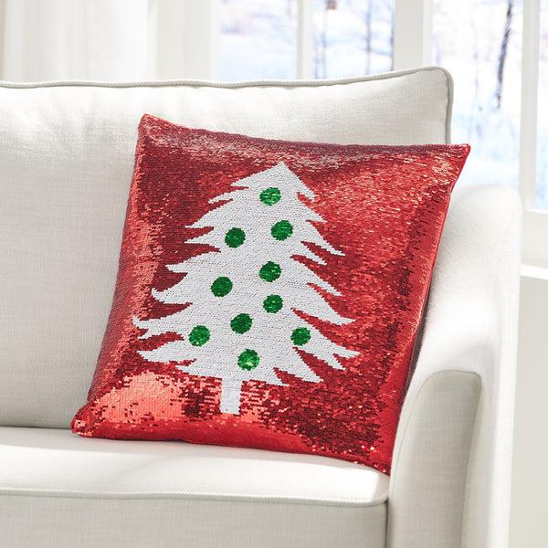 gdf studio Romious Glam Sequin Christmas Throw Pillow