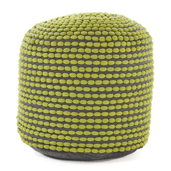 gdf studio Rosalyn Handcrafted Modern Water-Resistant Fabric Ottoman Pouf