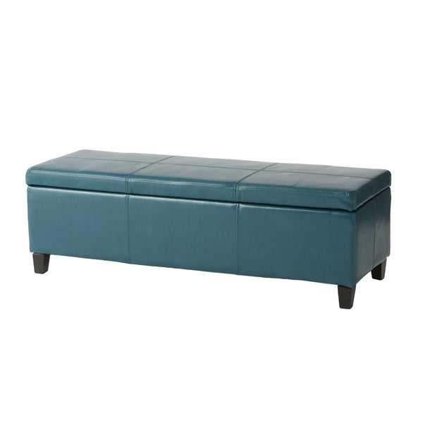 Gdf Studio Rupert Upholstered Storage Ottoman Bench