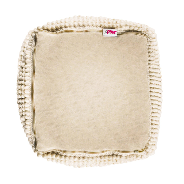 Gdf Studio Rut Contemporary Handcrafted Fabric Cube Pouf