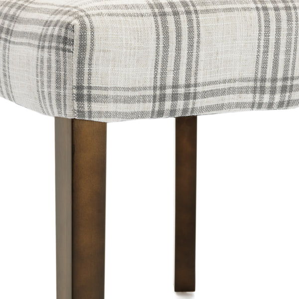 Gdf Studio Rydel Contemporary Upholstered Plaid Dining Chairs Set Of 2