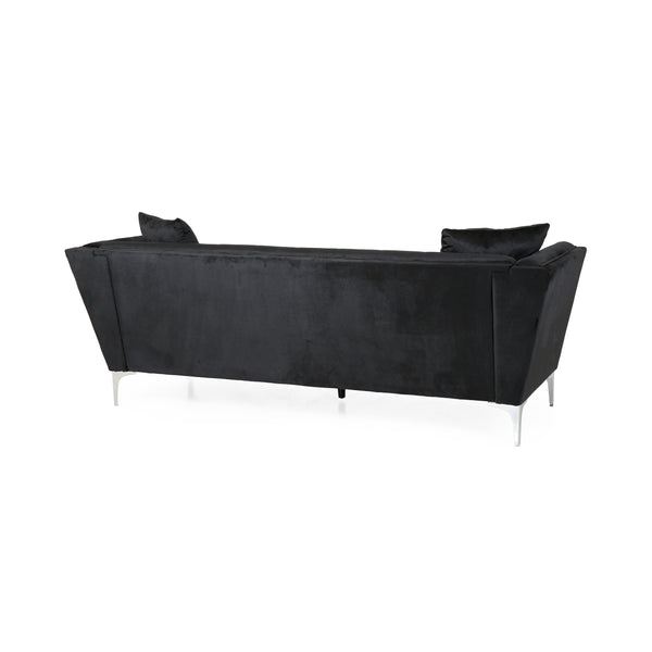 Gdf Studio Ryliegh Modern Glam 3 Seater Velvet Sofa