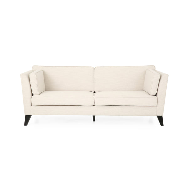 Gdf Studio Sabirin Contemporary 3 Seater Fabric Sofa