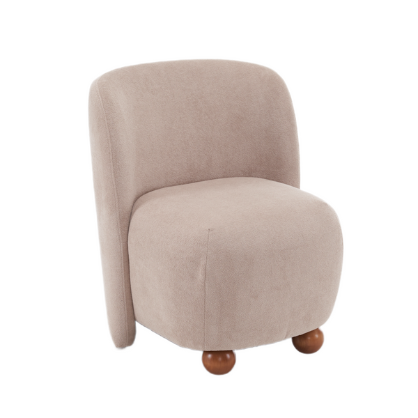 Gdf Studio Sallia Ultra-Soft Modern Low-Back Armless Accent Chair Multiple Color