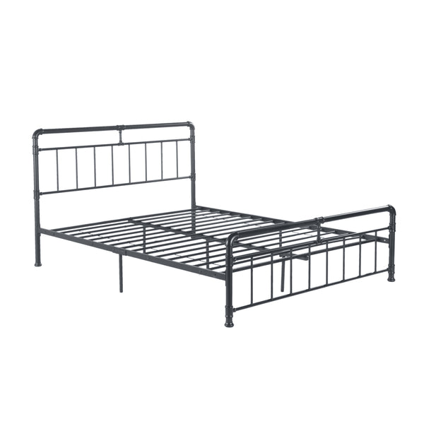 gdf studio Sally Queen-Size Iron Bed Frame Minimal Industrial