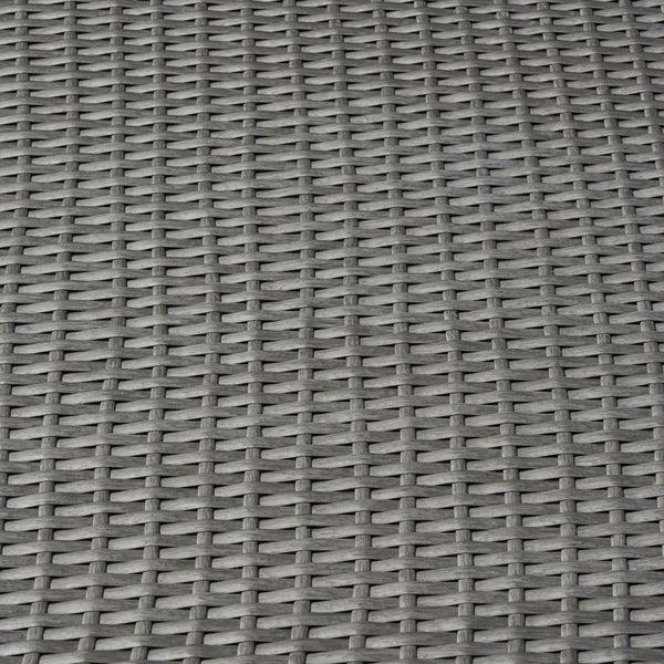 Gdf Studio Sampa Outdoor Wicker Storage Ottoman Gray