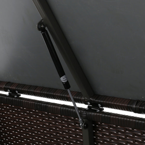 Gdf Studio San-Louis-Obispo Outdoor Wicker Storage Coffee Table