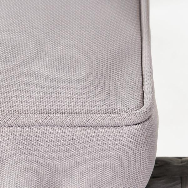 Gdf Studio San Miguel Grey Wicker Stackable Patio Armchairs (Set Of 4)