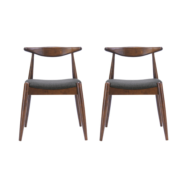 gdf studio Sandra Mid Century Modern Dining Chairs (Set of 2)