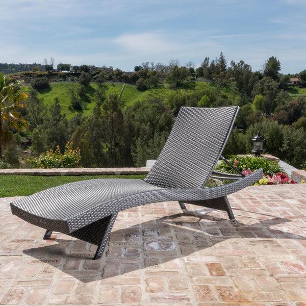 Gdf Studio Savana Outdoor Patio Wicker Lounge With Cover