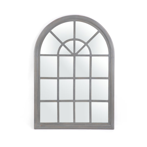 Gdf Studio Sebastiane Traditional Arched Windowpane Mirror