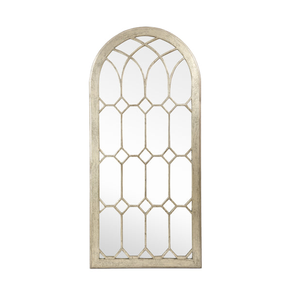 Gdf Studio Selena Traditional Arched Windowpane Mirror