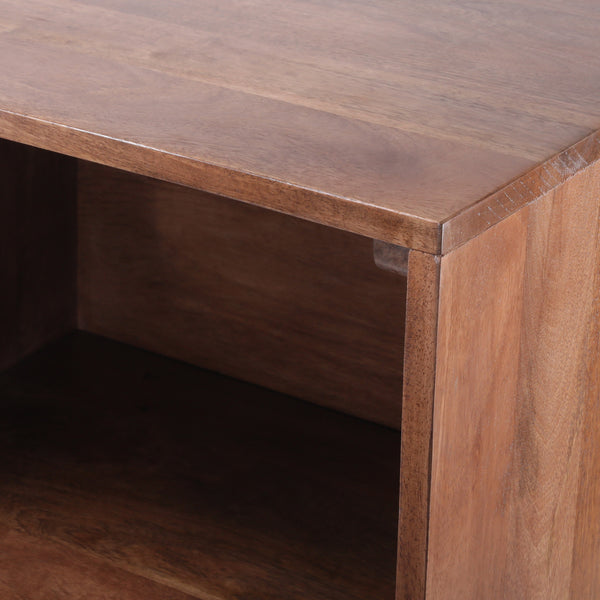 Gdf Studio Senoia Handcrafted Mid-Century Modern Mango Wood 3 Drawer Chest