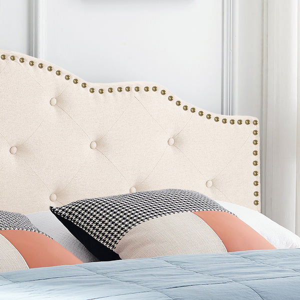 Gdf Studio Sharon Contemporary Upholstered King/Cal King Headboard