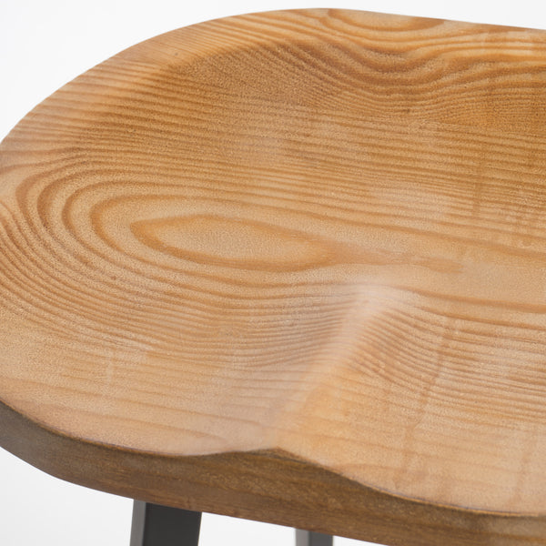 Gdf Studio Shea 32-Inch Wood And Iron Rustic Swivel Barstool (Set Of 2)