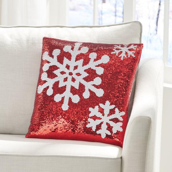 Gdf Studio Sherard Glam Sequin Christmas Throw Pillow