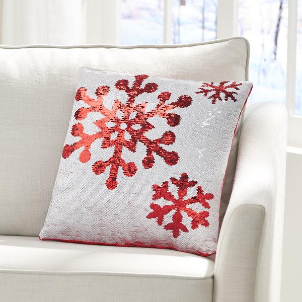 Gdf Studio Sherard Glam Sequin Christmas Throw Pillow