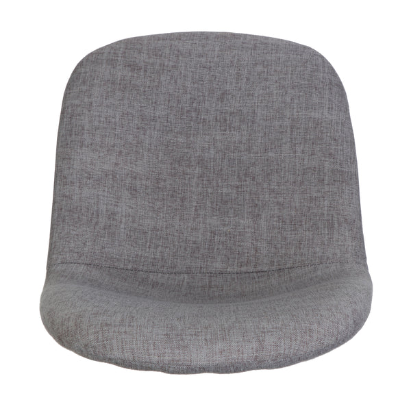 Gdf Studio Sherdan Mid Century Fabric Dining Chairs With Wood Finished Legs - Set Of 2