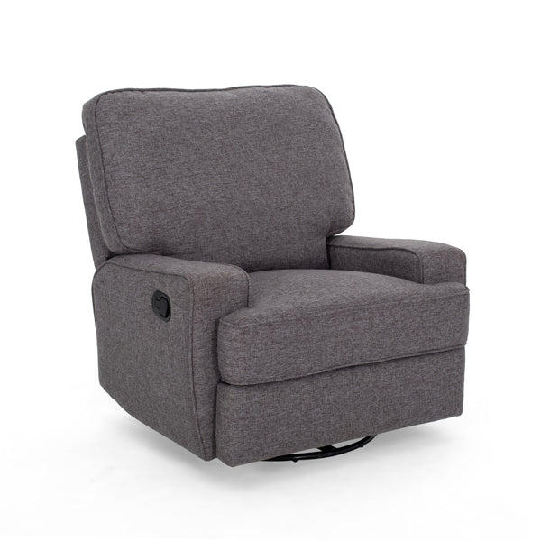 Gdf Studio Sibyl Glider Recliner With Swivel Traditional