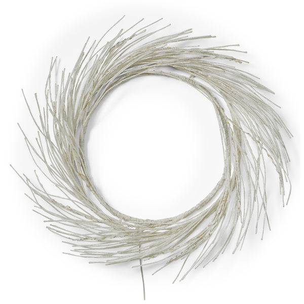 gdf studio Simba 24" Pre-lit Warm White LED Artificial Christmas Wreath