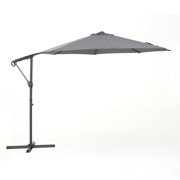gdf studio Sloane Outdoor Water Resistant Steel Frame Banana Sun Canopy