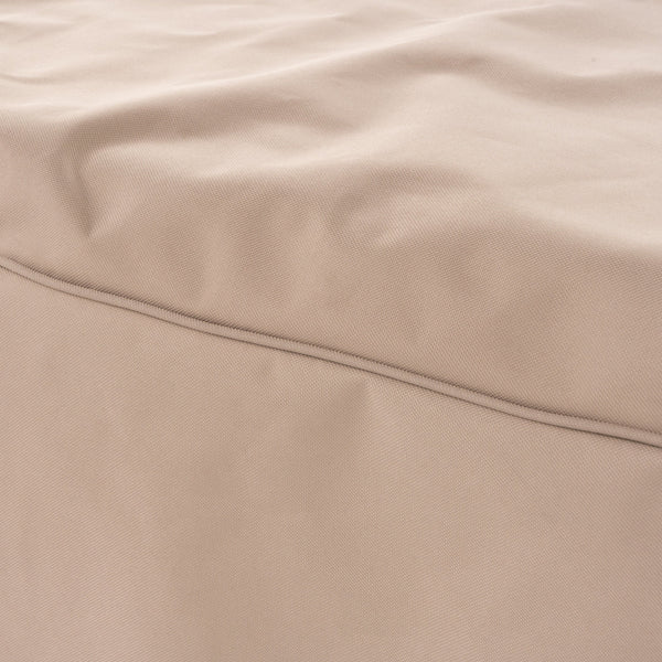 Gdf Studio Solana Outdoor Beige Waterproof Fabric Lounge Set Cover