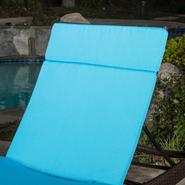 Gdf Studio Soleil Outdoor Water Resistant Chaise Lounge Cushion