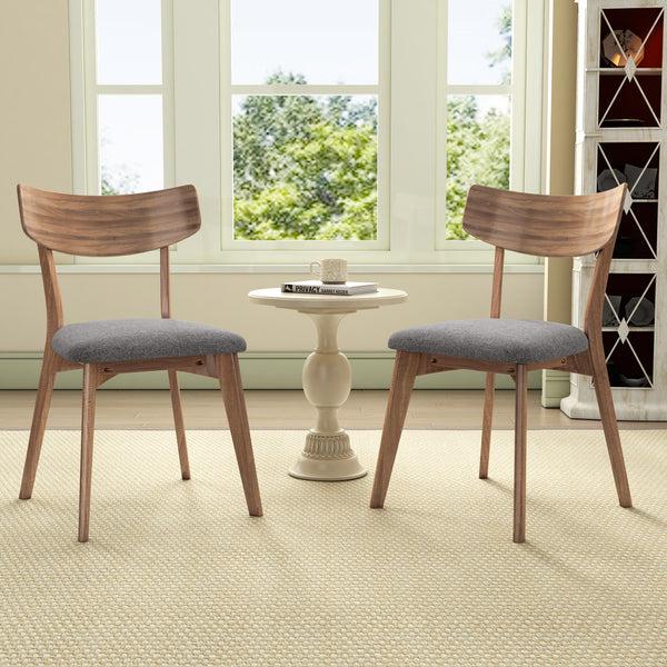 Gdf Studio Solvanta Mid Century Modern Dining Chairs