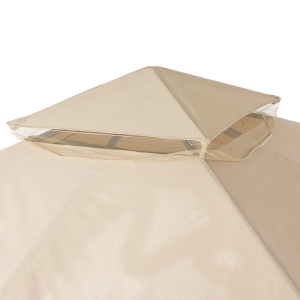 Gdf Studio Sonoma Outdoor Curtains With Mosquito Netting 10 X 10 Foot Gazebo