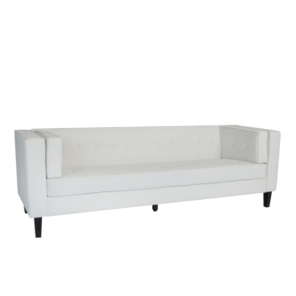 Gdf Studio Sororia Velvet 3-Seater Low Profile Sofa