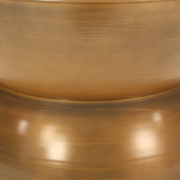 Gdf Studio Sparling Modern Iron Hourglass Coffee Table