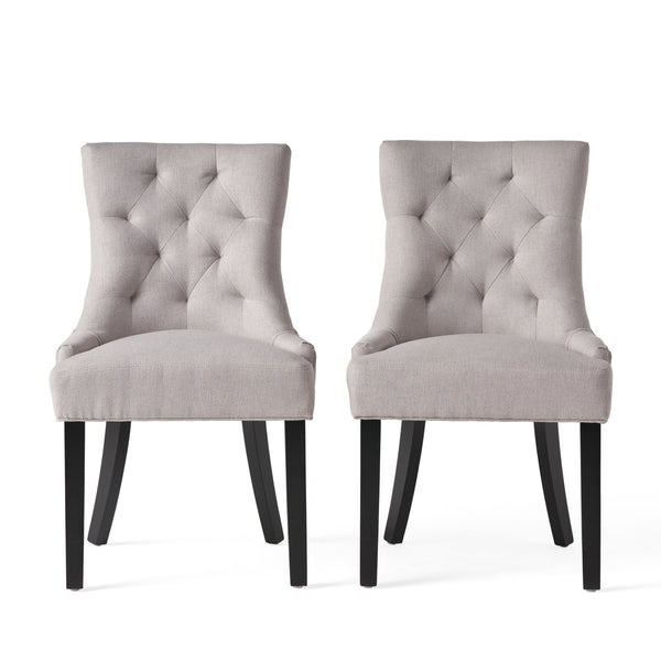 gdf studio Stacy Tufted Fabric Dining Chairs (Set of 2)