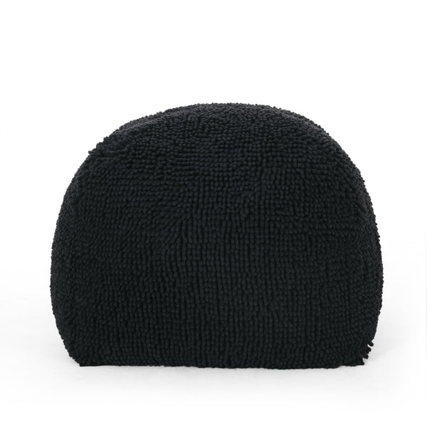 Gdf Studio Statham Modern Microfiber Chenille Square Pouf