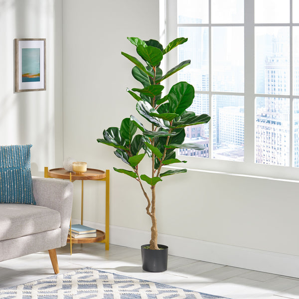 gdf studio Stilwell Artificial Fiddle-Leaf Fig Tree