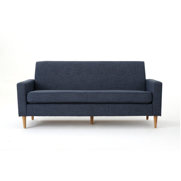 gdf studio Stratford Mid Century Modern Fabric 3 Seater Sofa