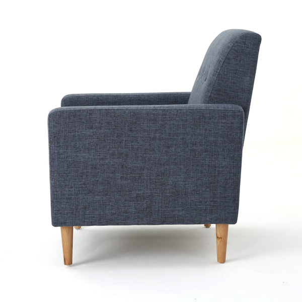 Gdf Studio Stratford Mid Century Modern Fabric Club Chair