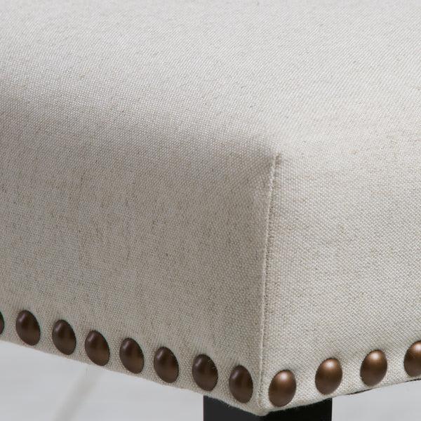 Gdf Studio Stuart Beige Fabric Dining Chair (Set Of 2)