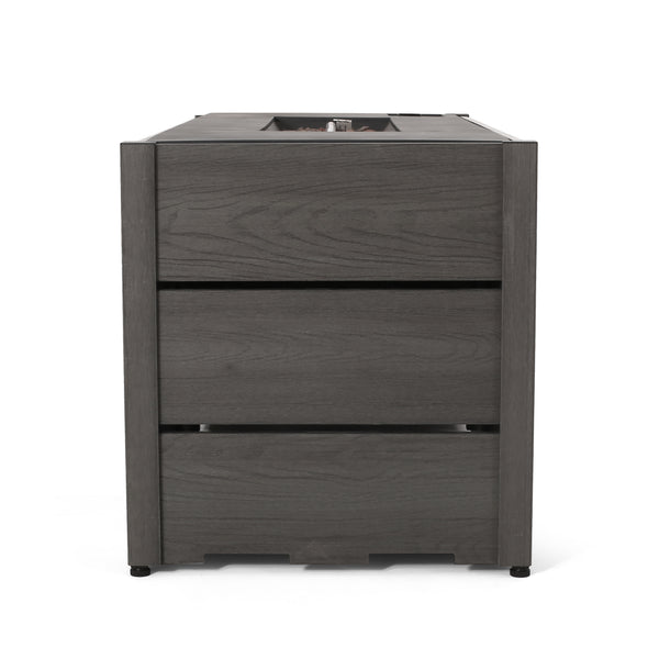 Gdf Studio Suches Archie Outdoor 40 000 BTU Rectangle Fire Pit