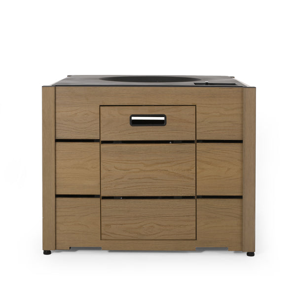 Gdf Studio Suches Archie Outdoor 40 000 BTU Square Fire Pit