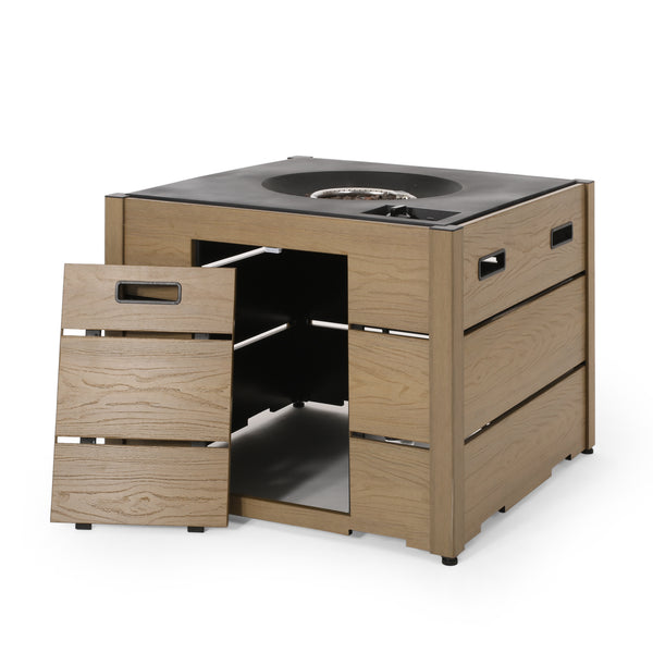 Gdf Studio Suches Archie Outdoor 40 000 BTU Square Fire Pit