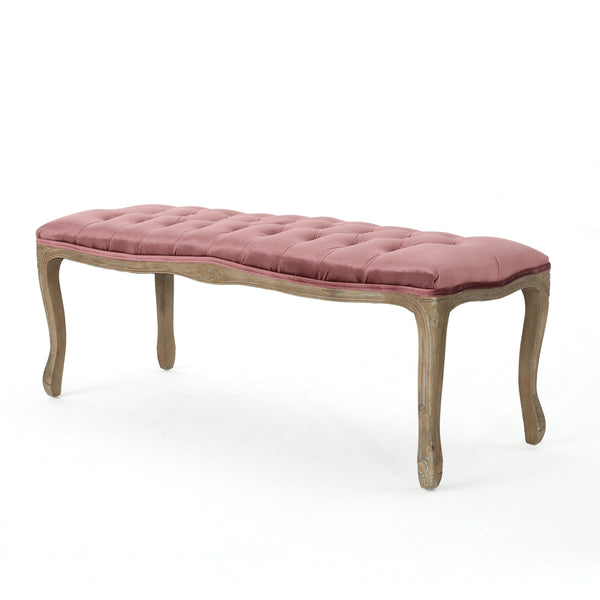 Gdf Studio Talia Elegant Tufted New Velvet Cushion Bench