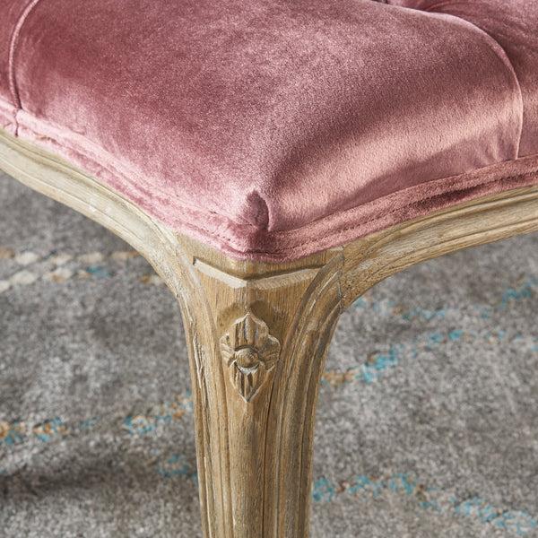 Gdf Studio Talia Elegant Tufted New Velvet Cushion Bench